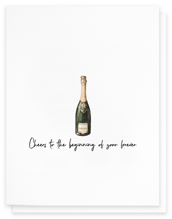 Beginning Of Your Forever, Wedding Card