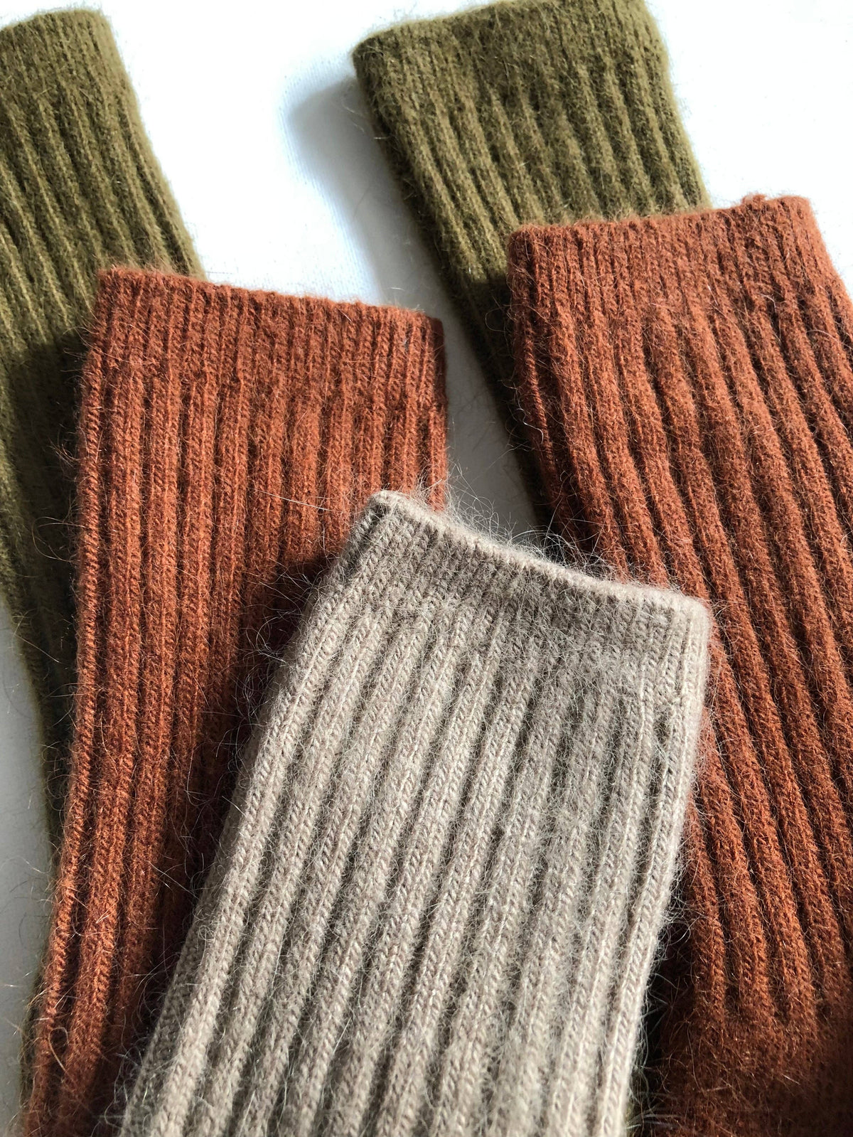 Royal Angora Cabin Sock: Maple