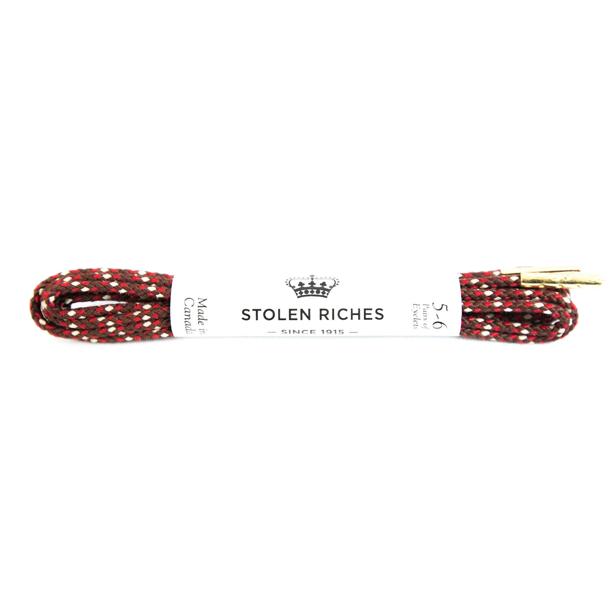 Brown, Red and Beige Shoestrings - Vienna: 32"/81CM