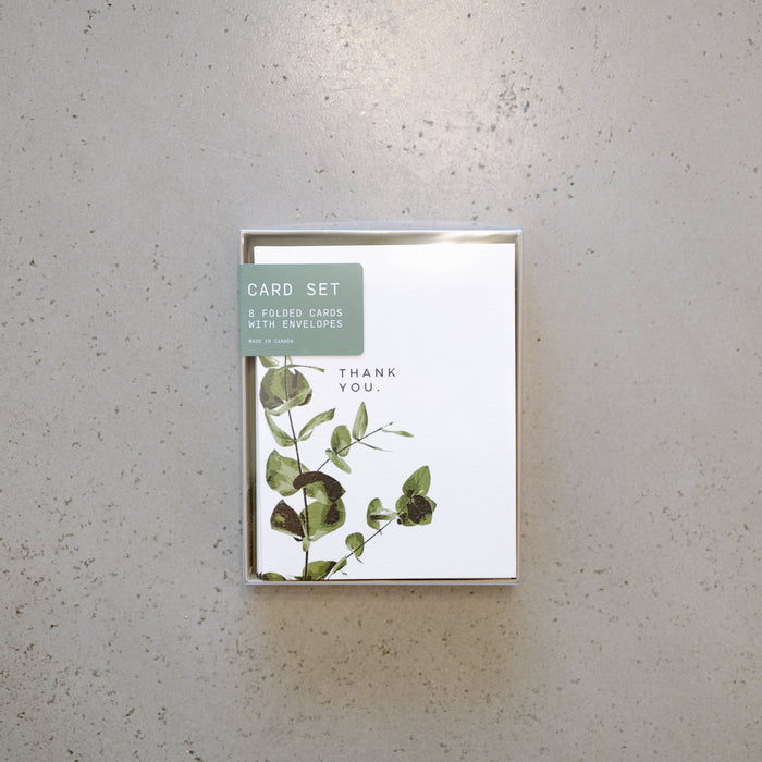 Botanical Thank You Card | Boxed Set of 8