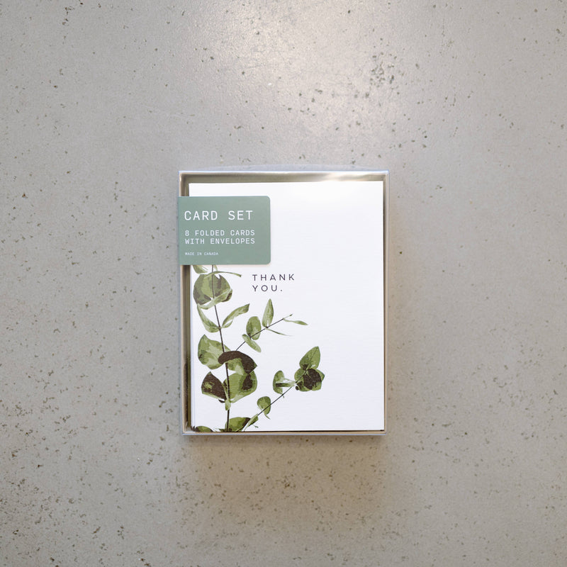 Botanical Thank You Card | Boxed Set of 8