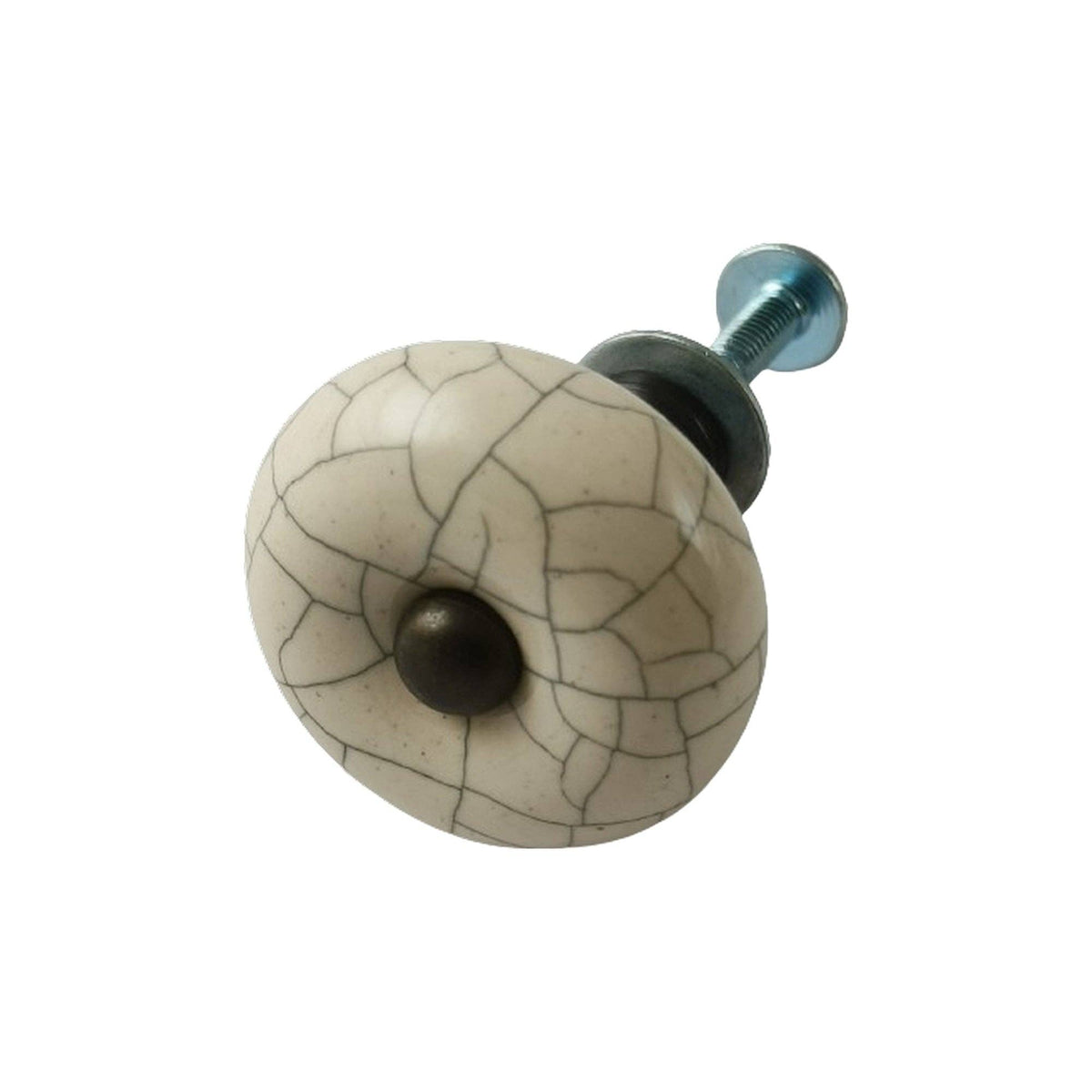 Ceramic Round Crackle Knob