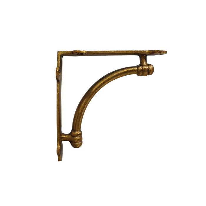 Antique Gold Half-Round Bracket, Small