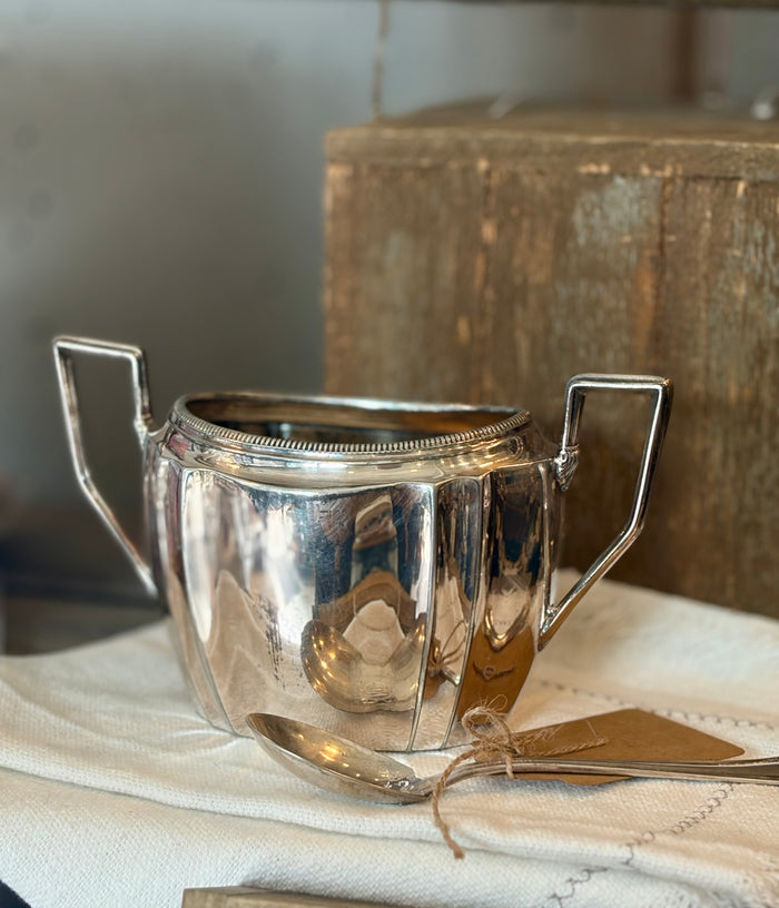 Heirloom Silver Plate Sugar Cup