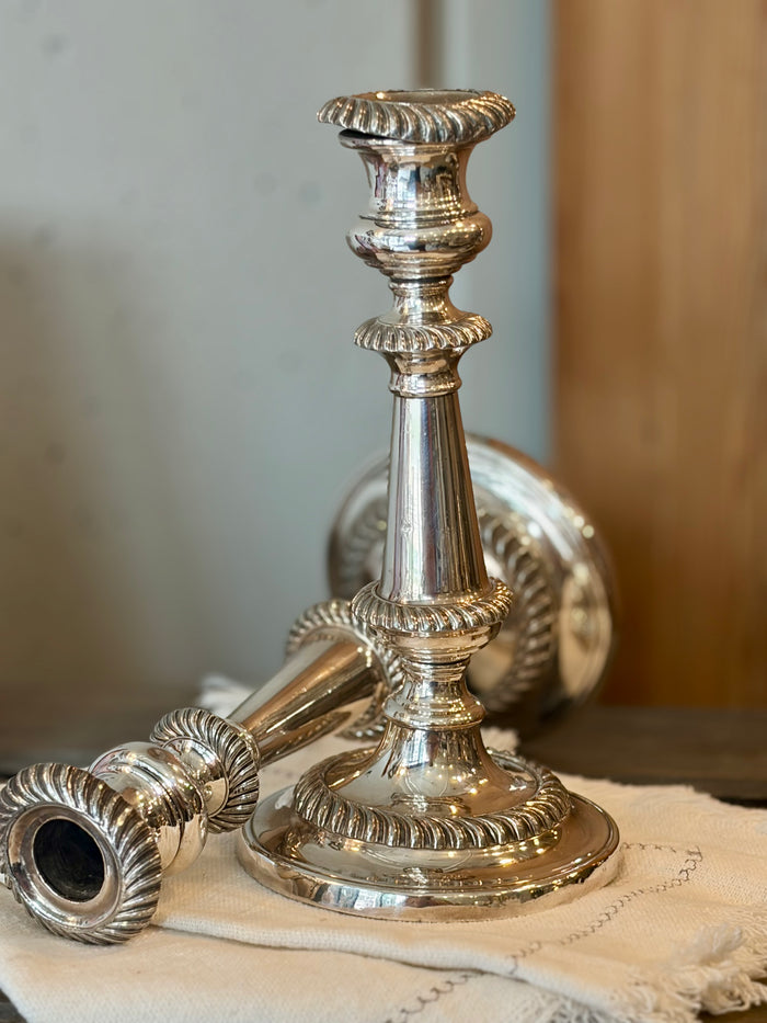 Heirloom Gadroon Candlestick - Set of 2