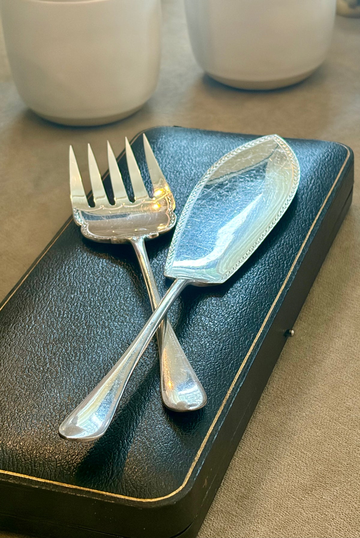 Heirloom Serving Set, Silver Plate
