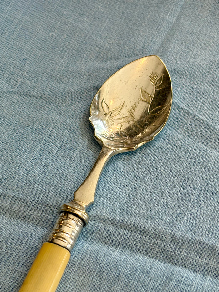 Heirloom Botanical Engraved Spoon