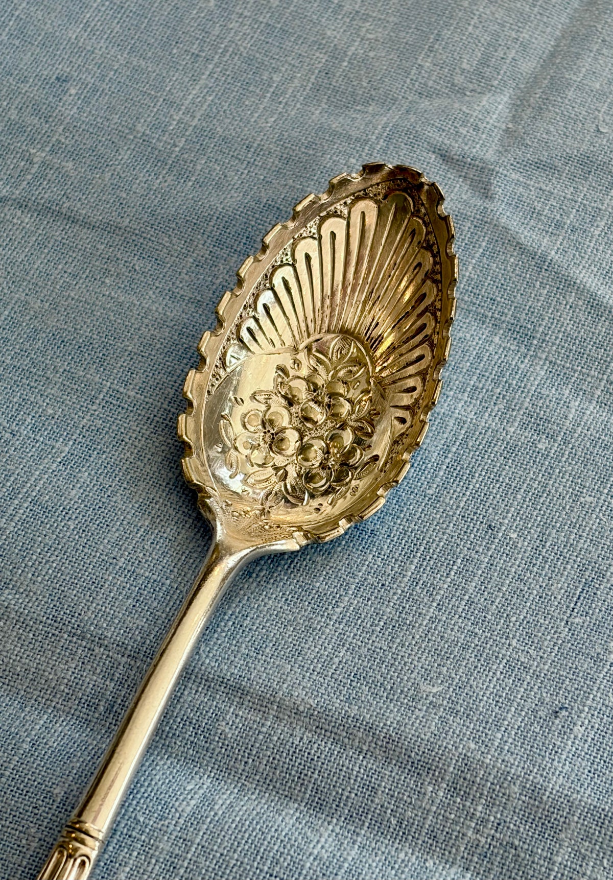 Heirloom Embossed Grapefruit Spoon