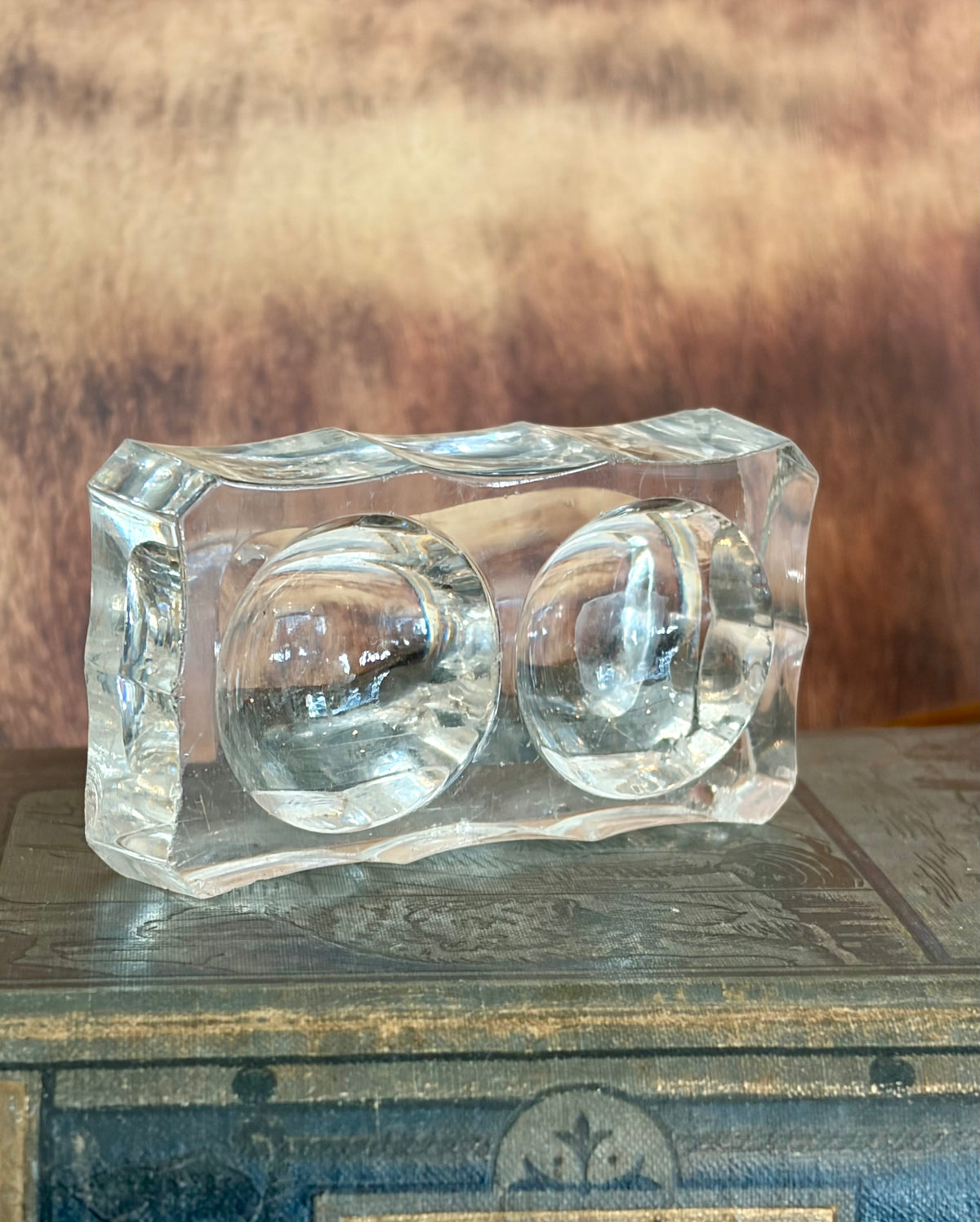Heirloom Salt Cellar - Clear Glass