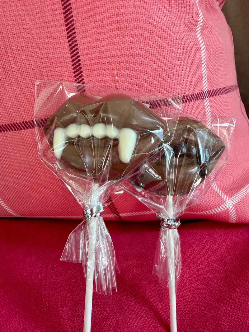 Vampire Teeth Lollipop