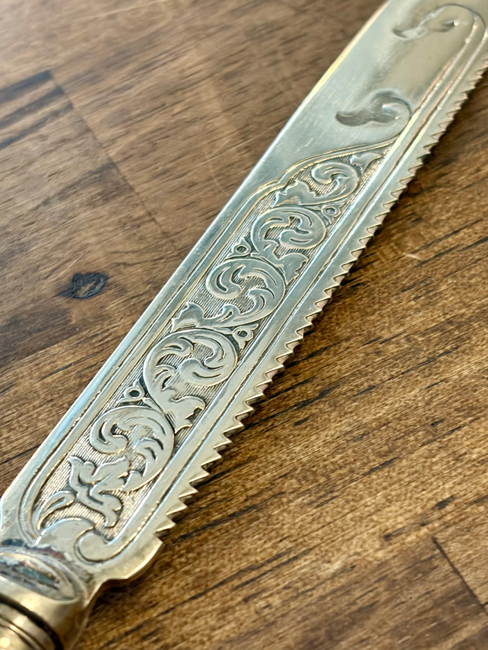 Heirloom Cake Knife - Ivorine Handle