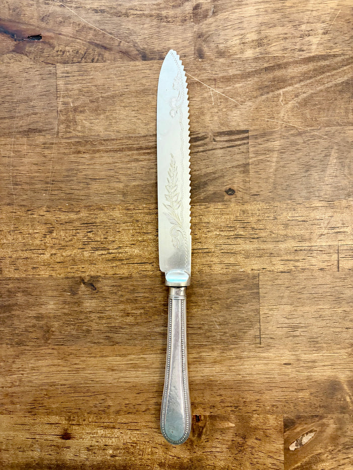 Heirloom Cake Knife - Leafy Blade