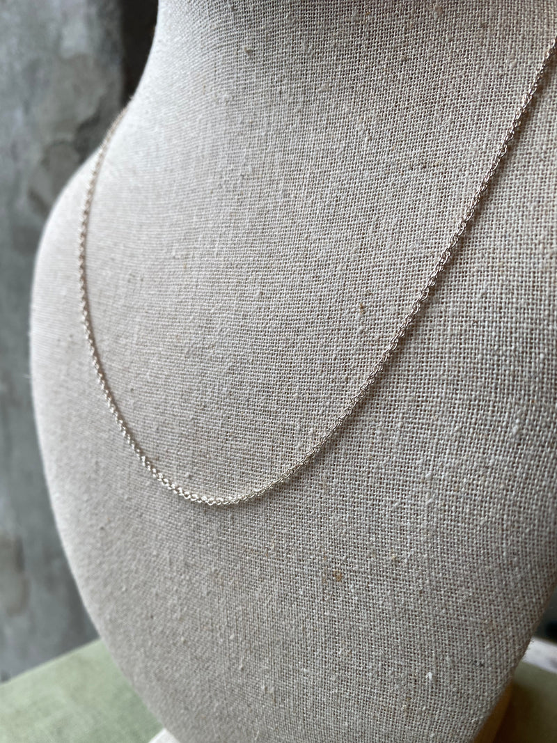 Silver Necklace 24"