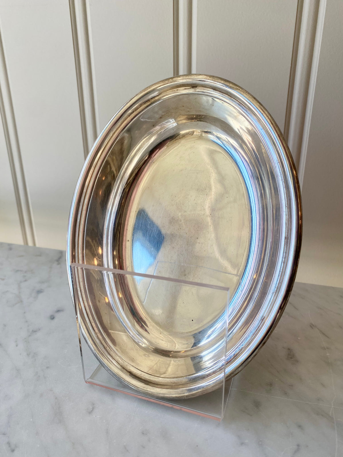 Heirloom Oval Silver Candy Dish