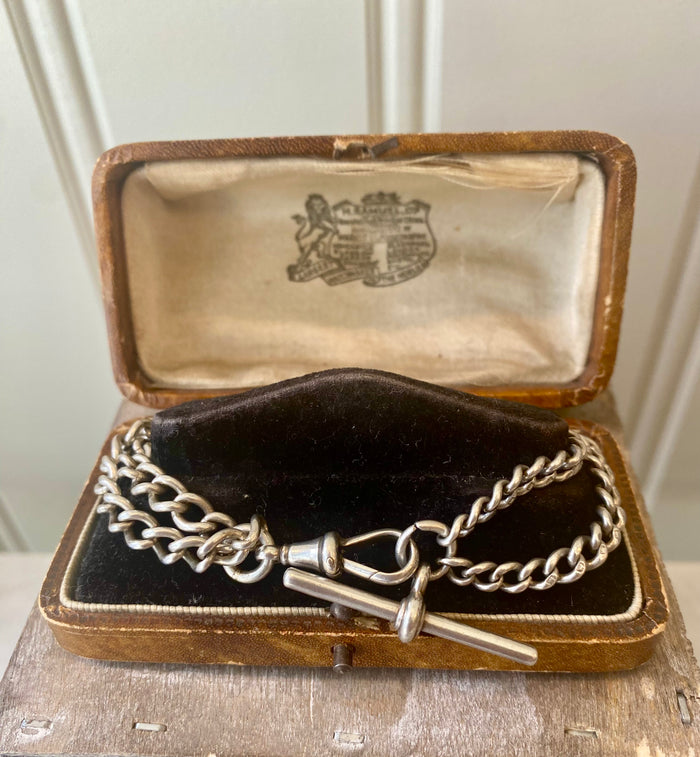 Heirloom Double Strand Watch Fob Bracelet