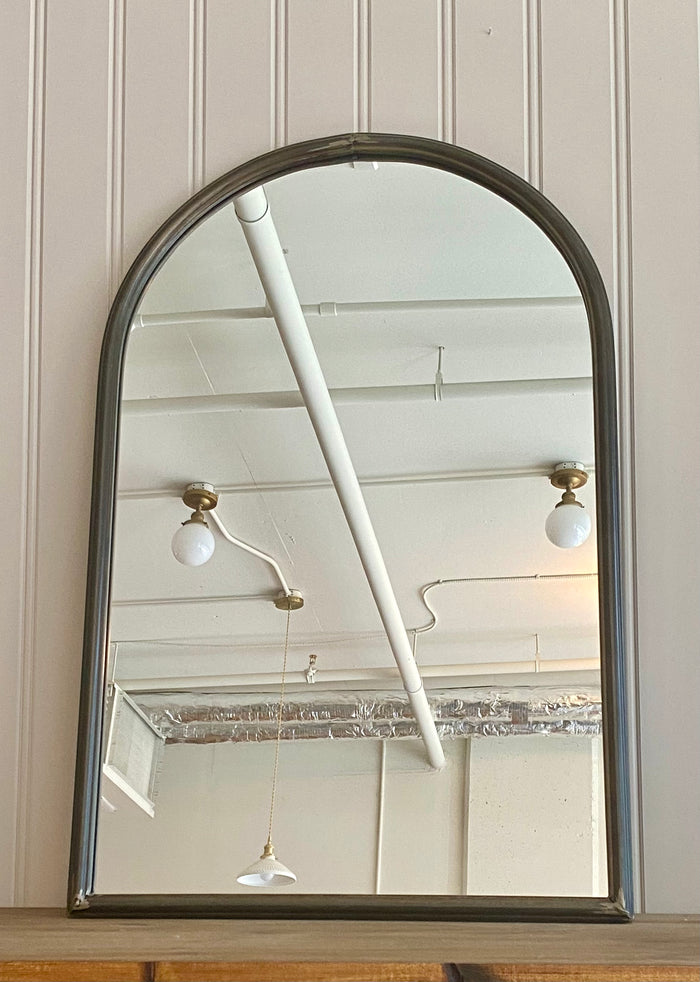 Arched Metal Frame Wall Mirror