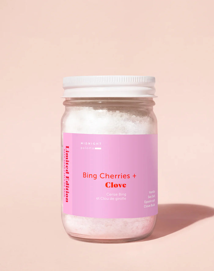 Bing Cherries + Clove Bath Soak: 4oz