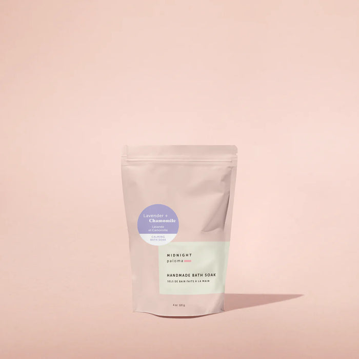 Lavender + Chamomile Calming Bath Soak: 4oz