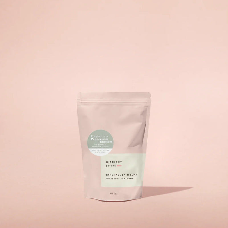 Eucalyptus + Peppermint Blossom Bath Soak: 4oz