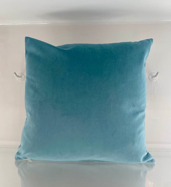 Teal Velvet Pillow