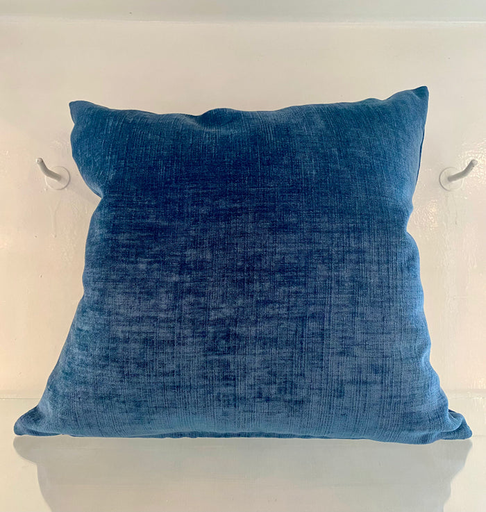 Navy Velvet Pillow