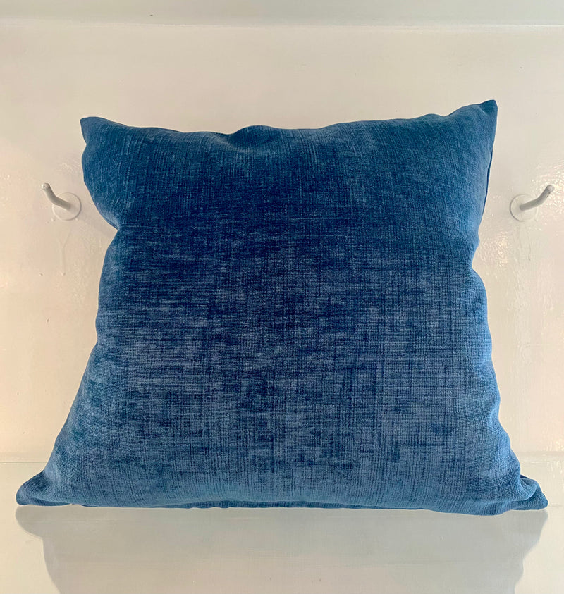 Navy Velvet Pillow