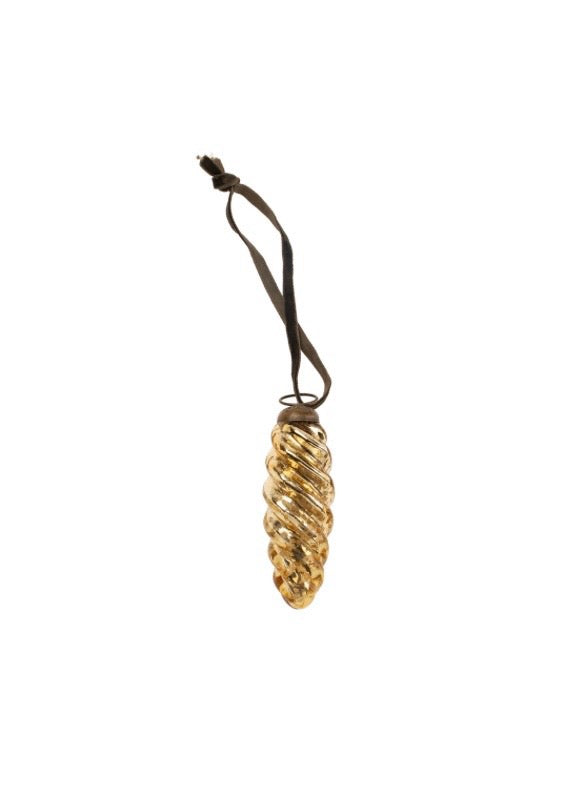 Gold Icicle Ornament, small