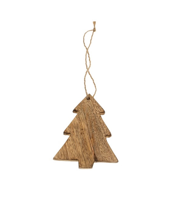 Wooden Tree Ornament