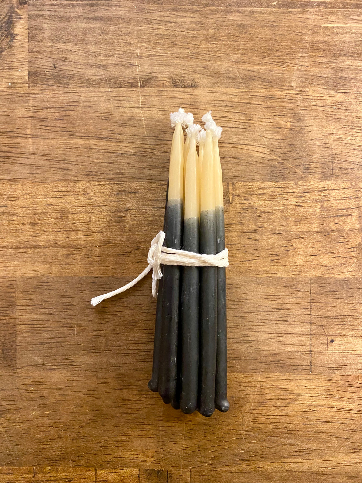 Midnight Beeswax Birthday Candles - set of 10