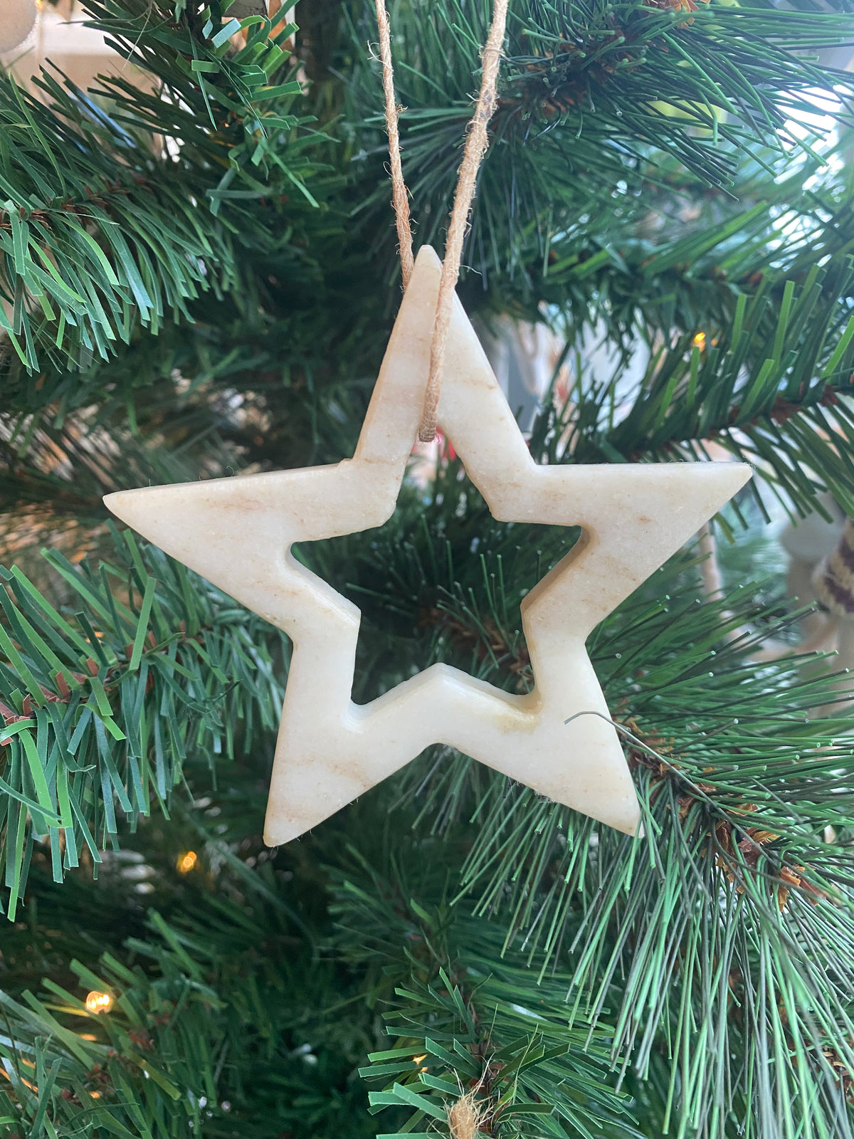 Stone Star Ornament