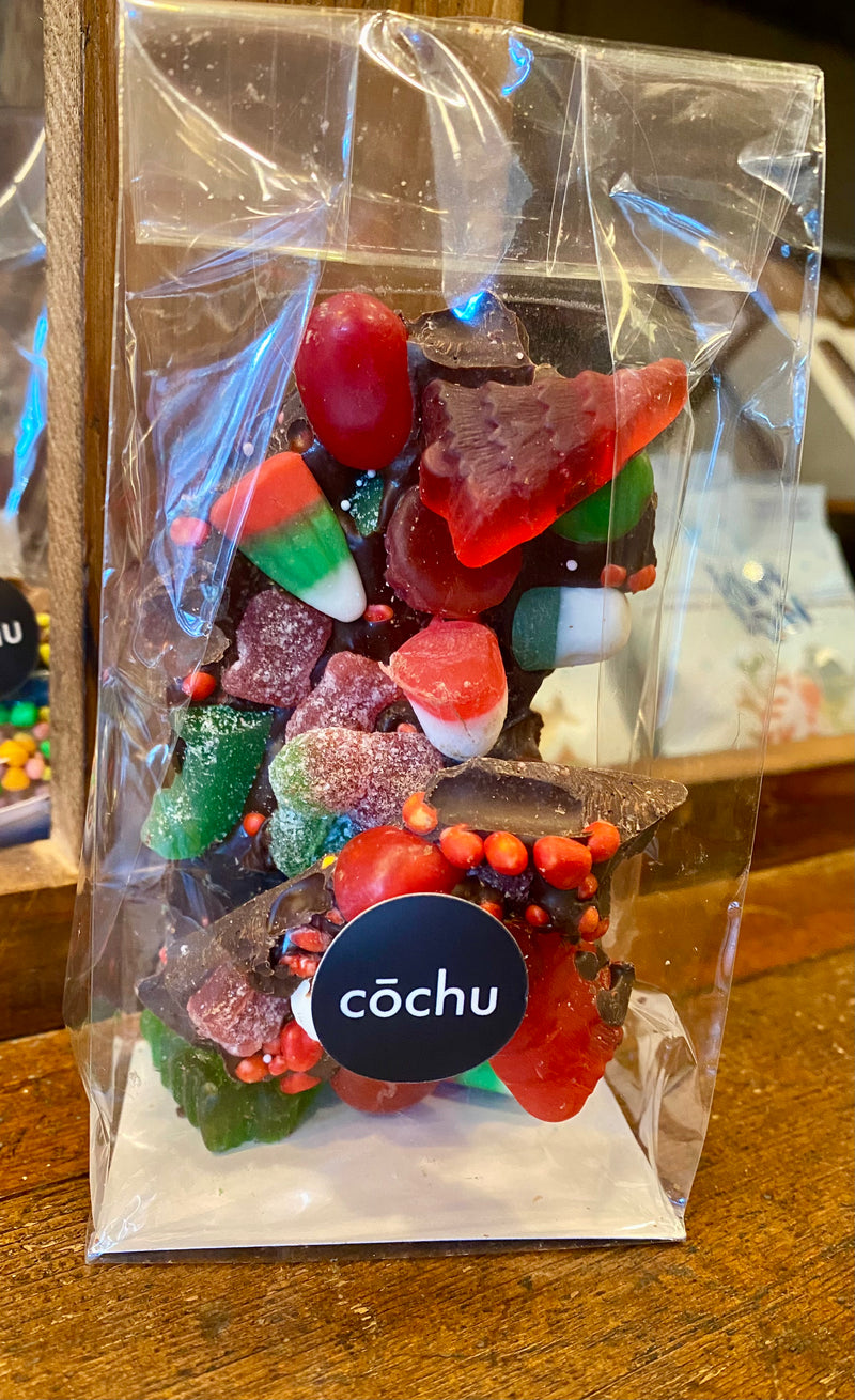 Christmas Candy Bark - Dark Chocolate