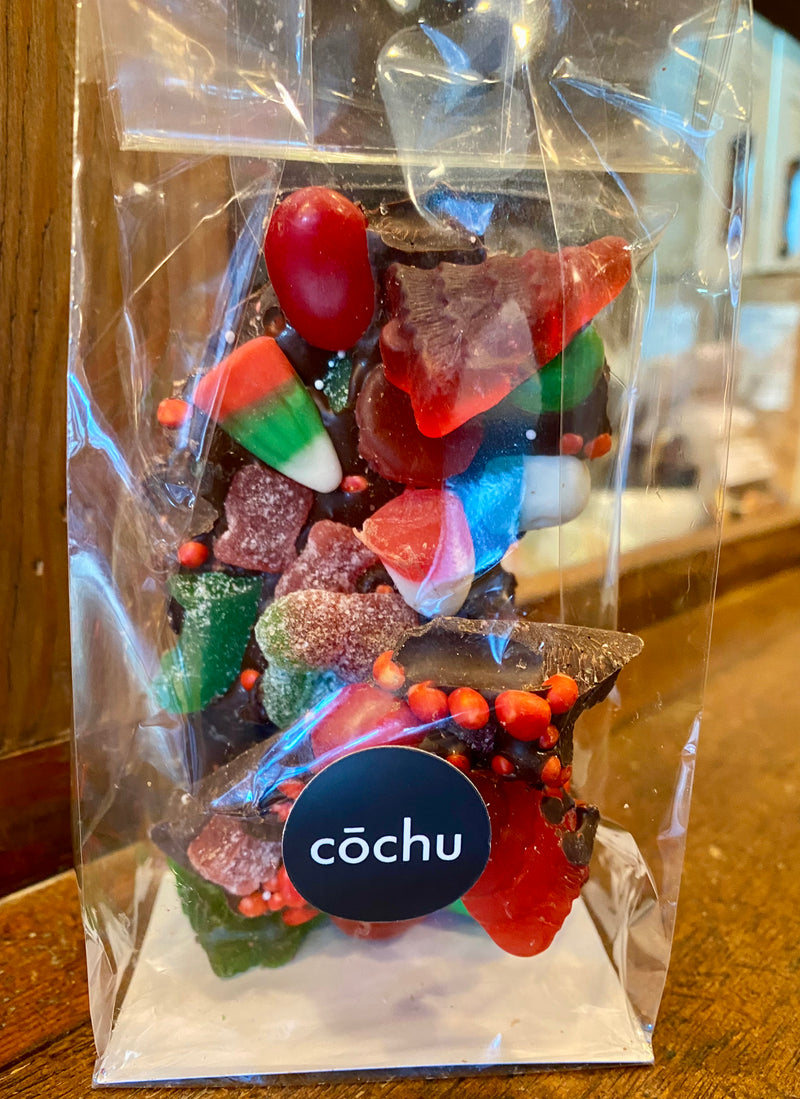 Christmas Candy Bark - Dark Chocolate