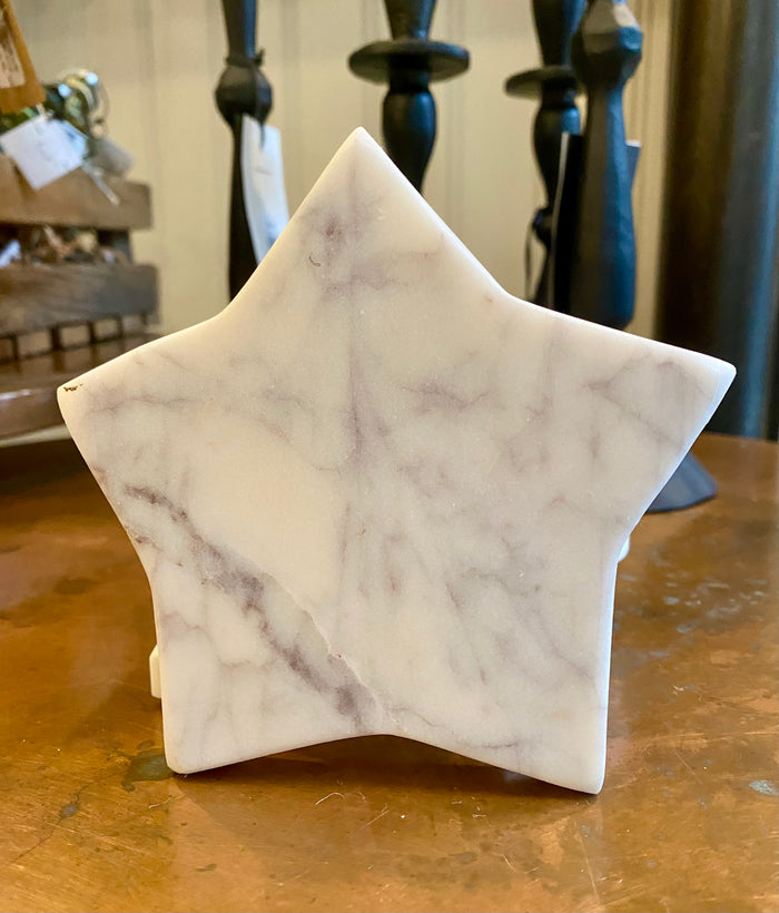 Star Marble Coasters - set of 4