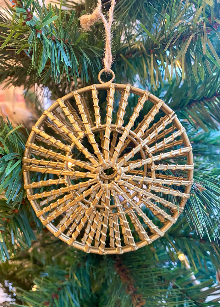Brass Starburst Ornament