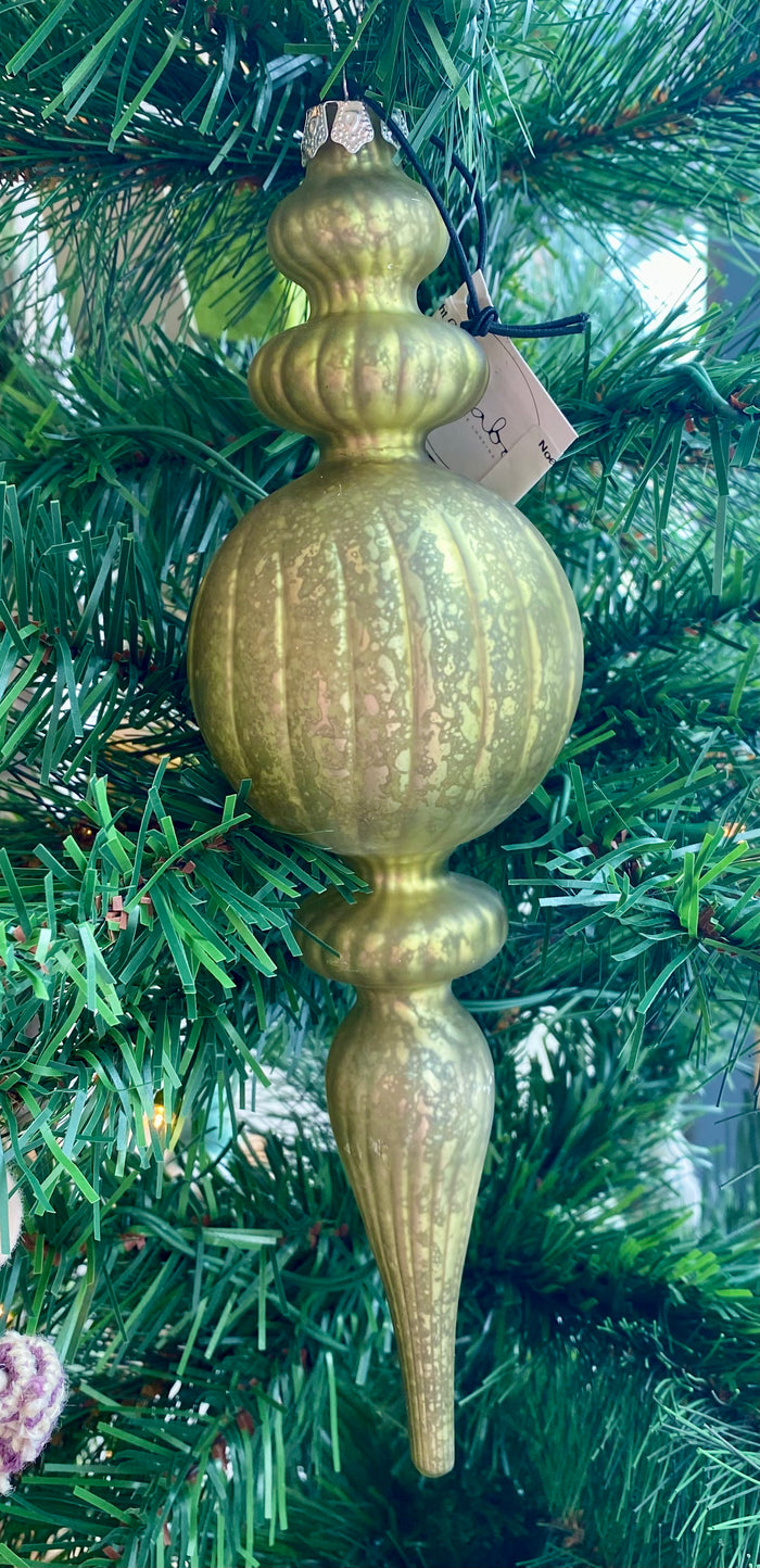 Light Green Spindle Ornament