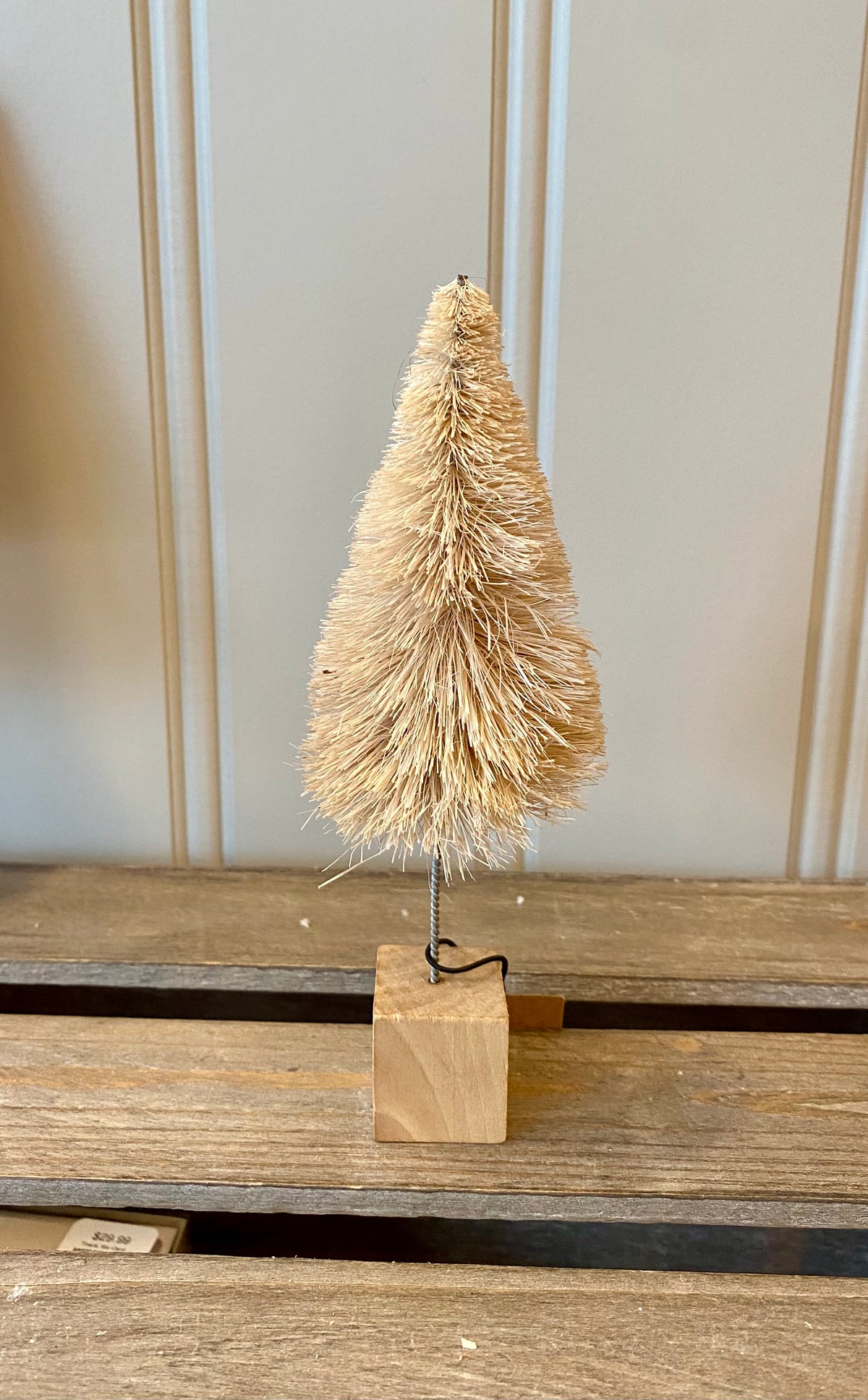 Tan Bottle Brush Tree - Small