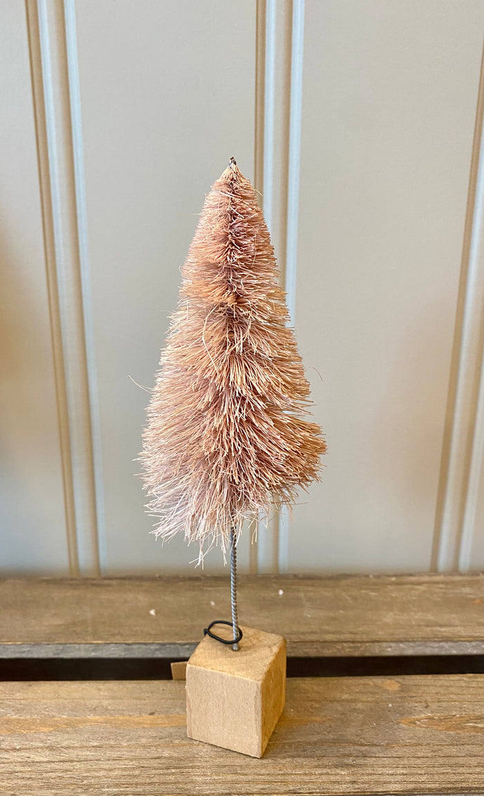 Light Pink Bottle Brush Tree - Small