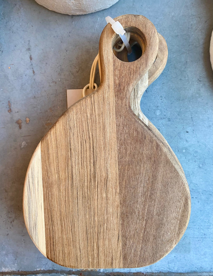 Acacia Wood Tapas Plates - Set of 4