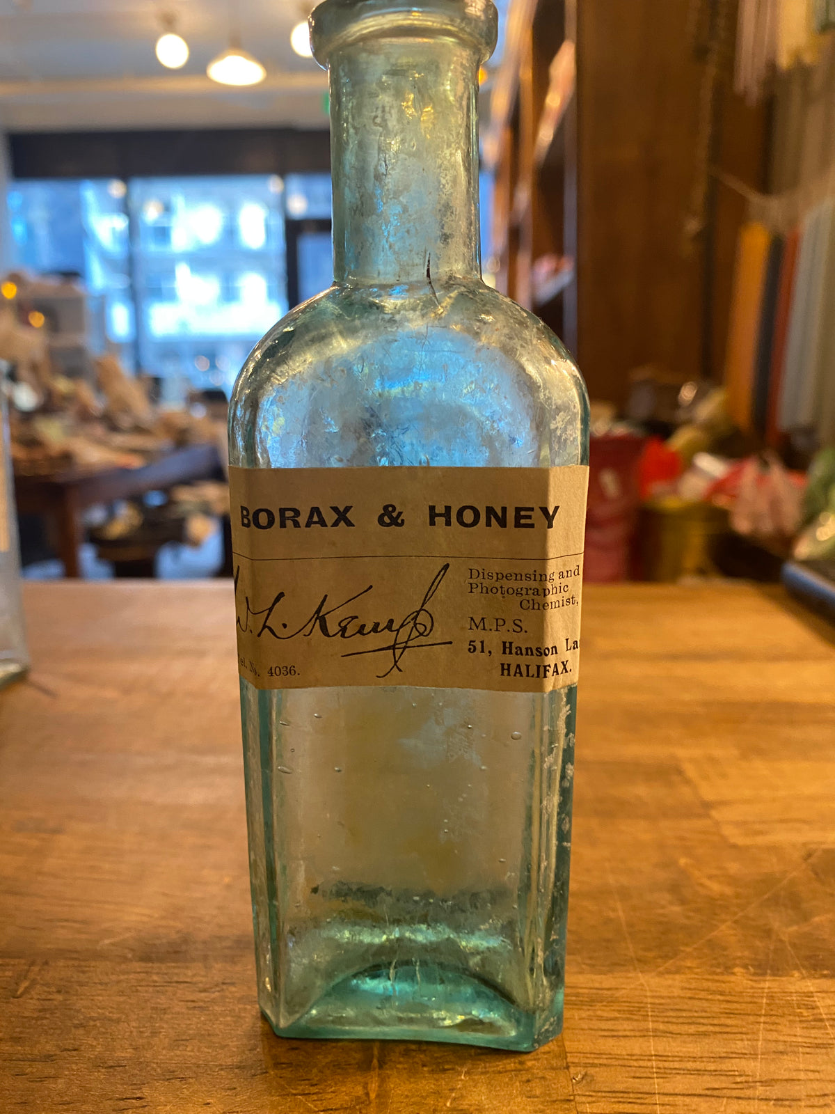 Heirloom Borax & Honey Glass Bottle