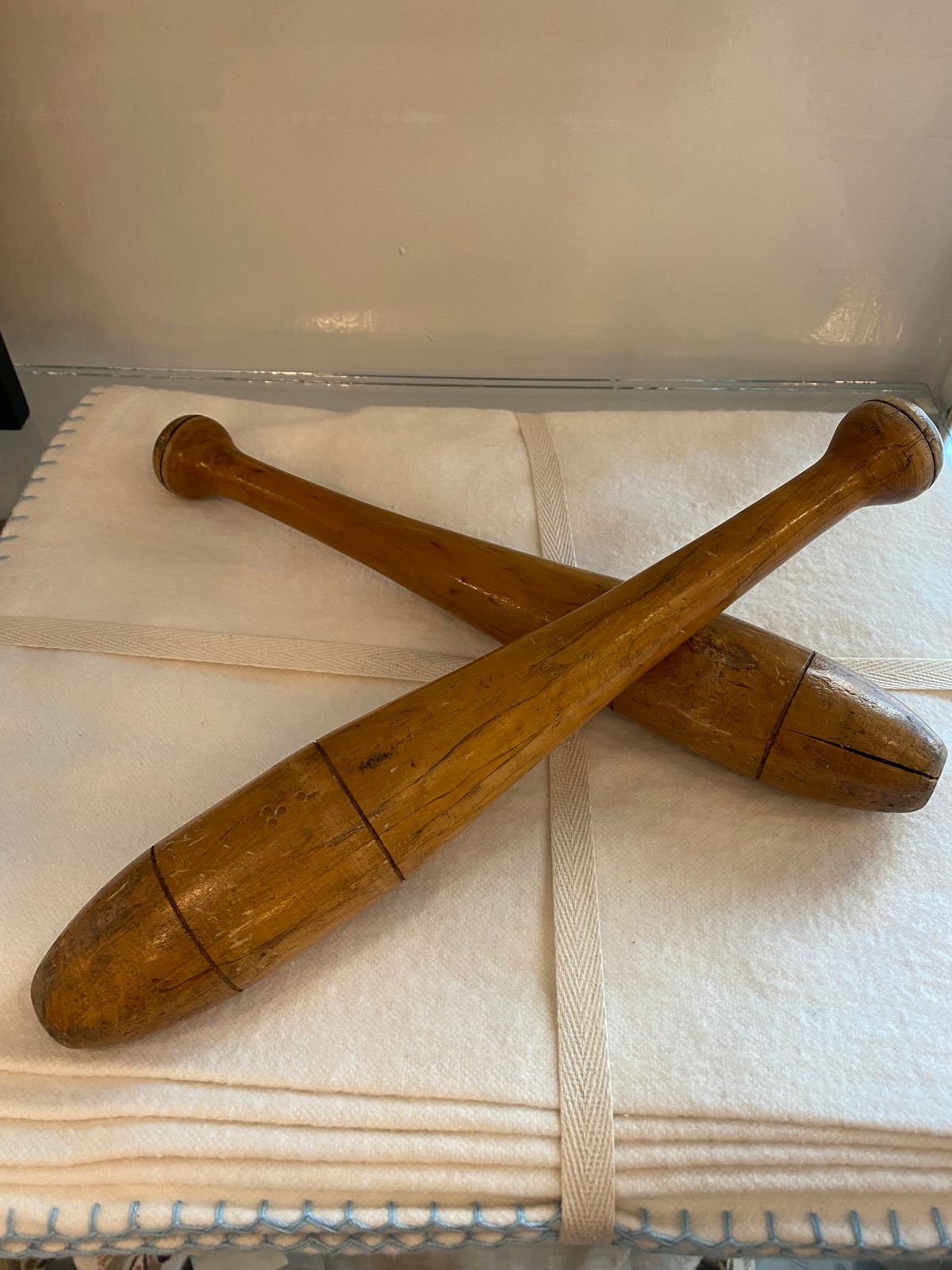 Heirloom Wooden Juggling Pins - set of 2