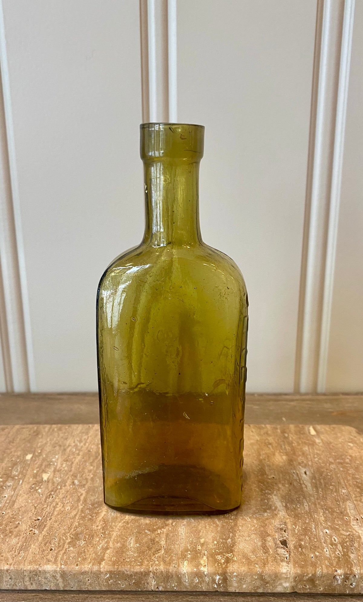 Heirloom Green Glass Bottle - Jeyes