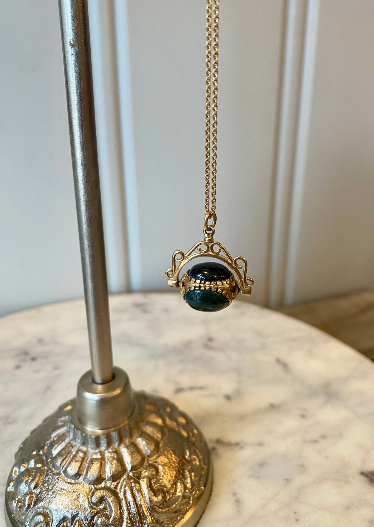 Heirloom Tri-Stone Spinner, Small