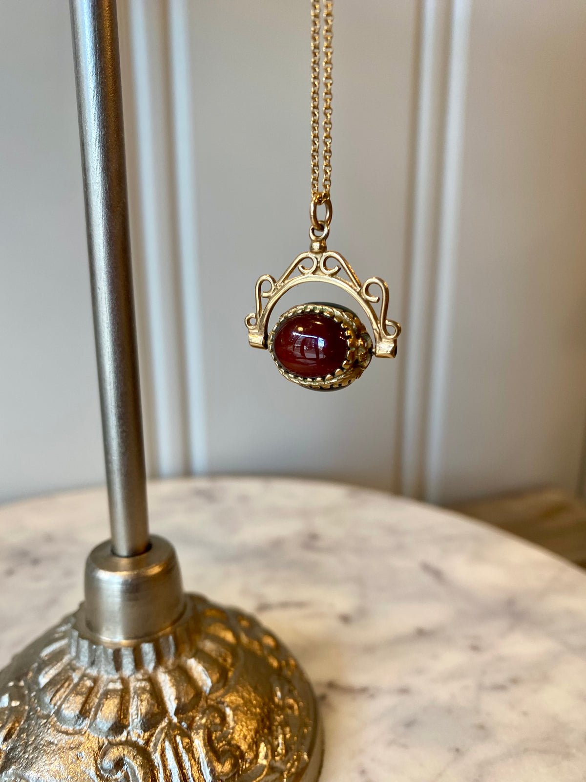 Heirloom Tri-Stone Spinner, Small