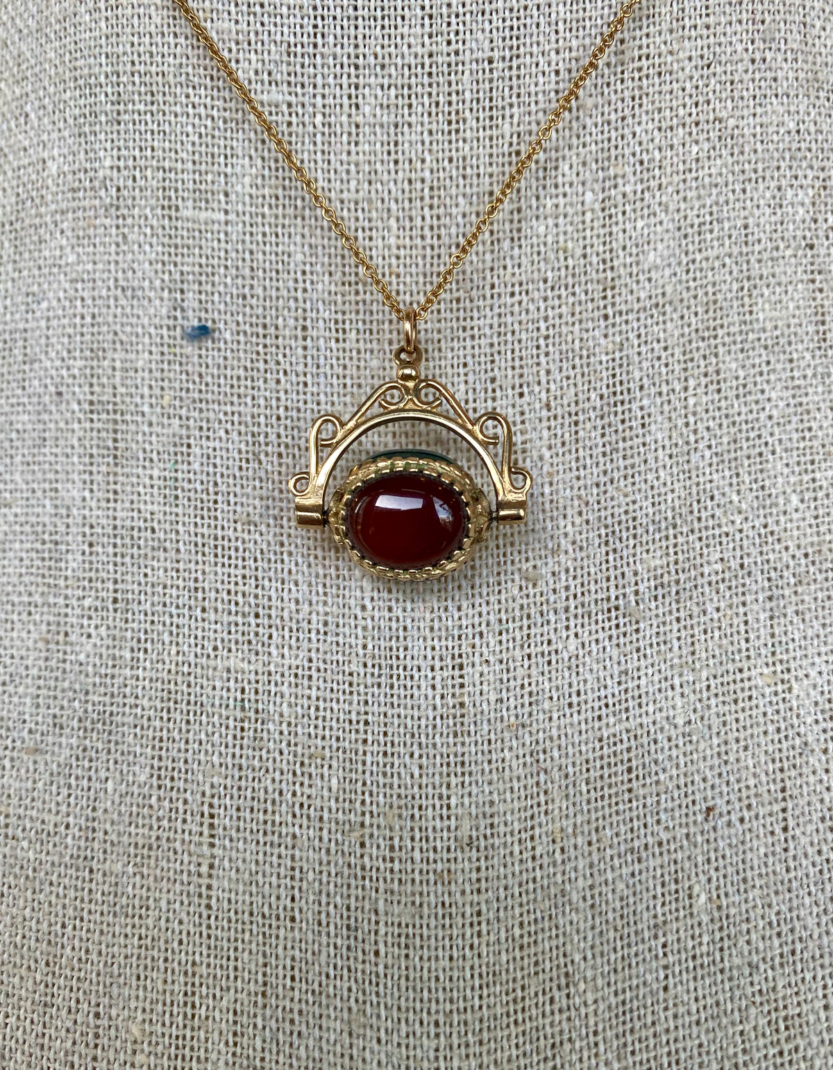 Heirloom Tri-Stone Spinner, Small