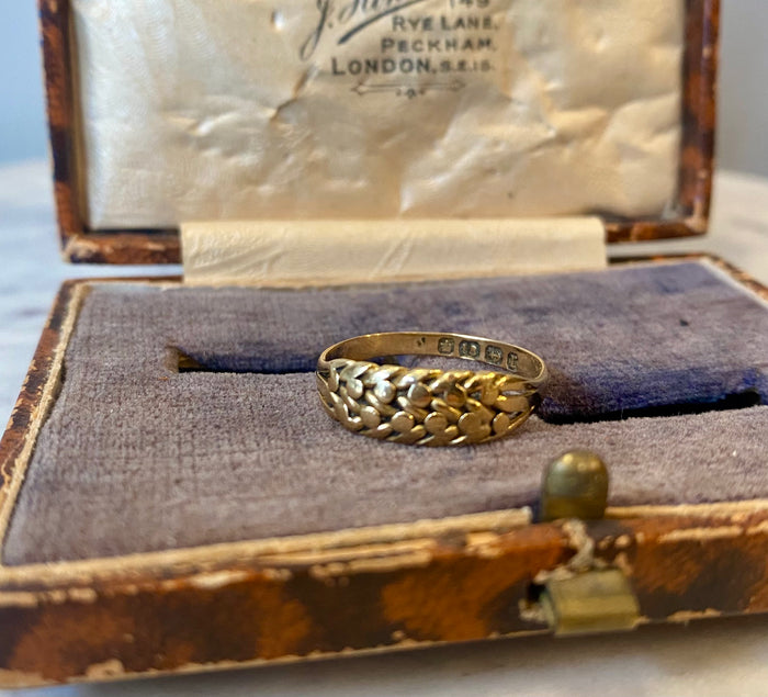 Heirloom Wheat Pattern Ring, Birmingham
