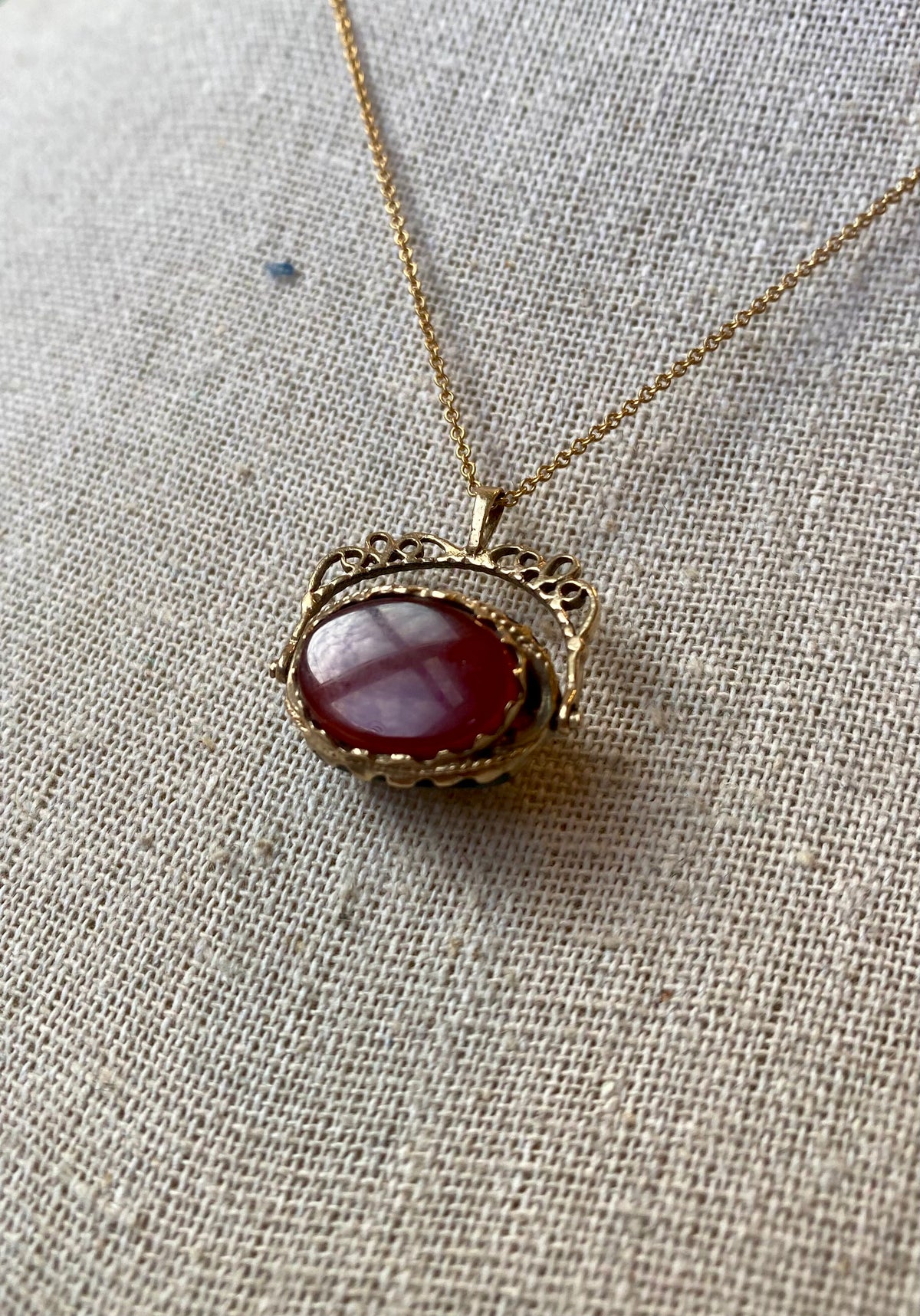 Heirloom Tri-Stone Spinner, Large