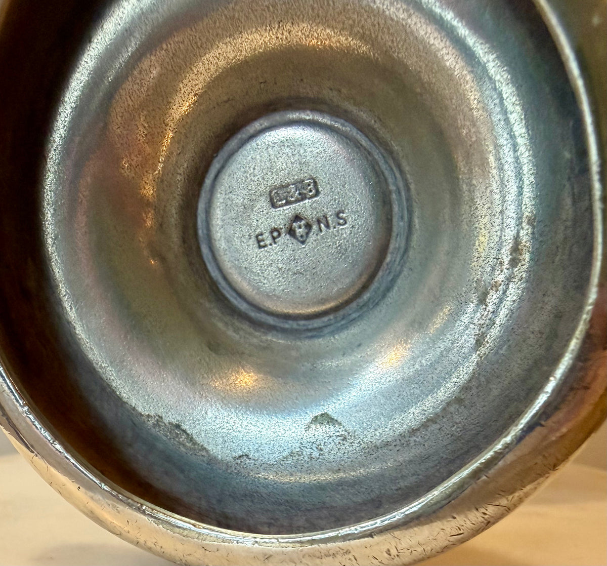 Heirloom Silver Plate Ice Cream Dish #1