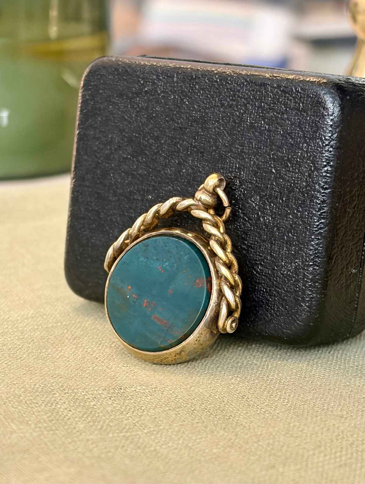 Heirloom Gold Watch Fob Spinner