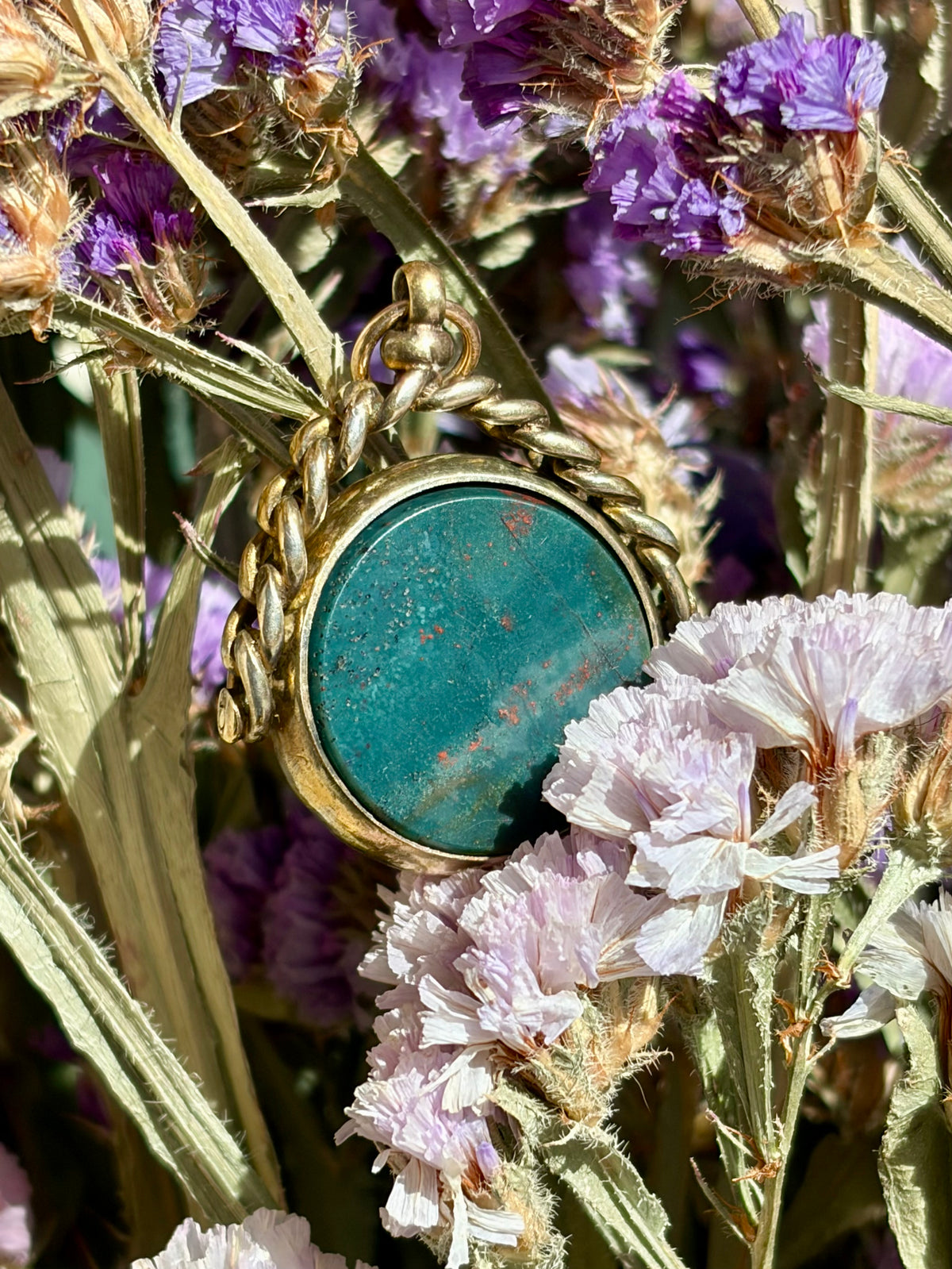 Heirloom Gold Watch Fob Spinner