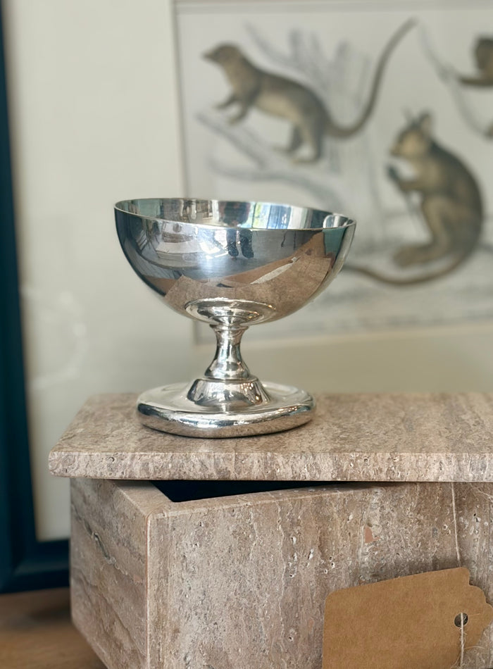 Heirloom Stamped Silver Plate Sorbet Cup